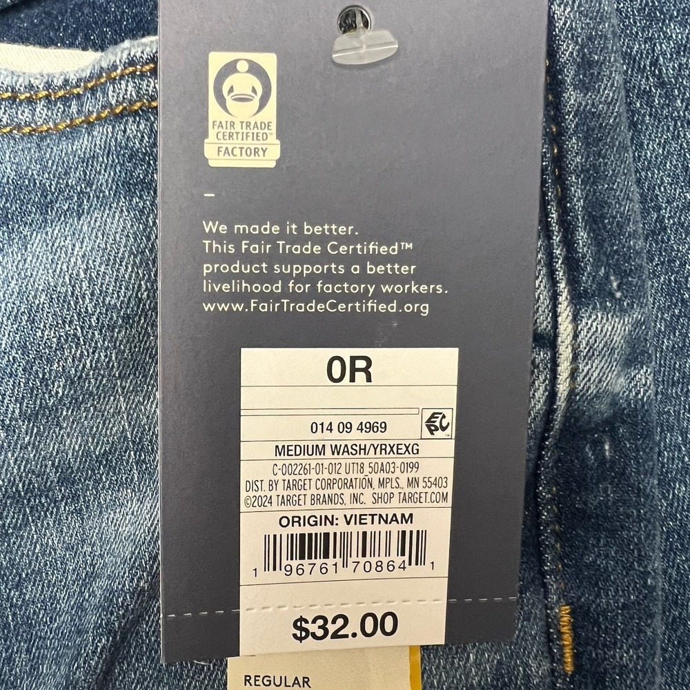 Universal Thread Women's Size 0 R High Rise Skinny Supper Stretch Pant Jeans NWT - Picture 6 of 8